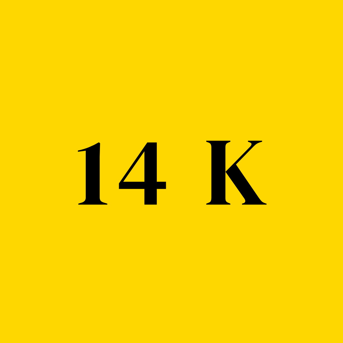 14K Yellow Gold