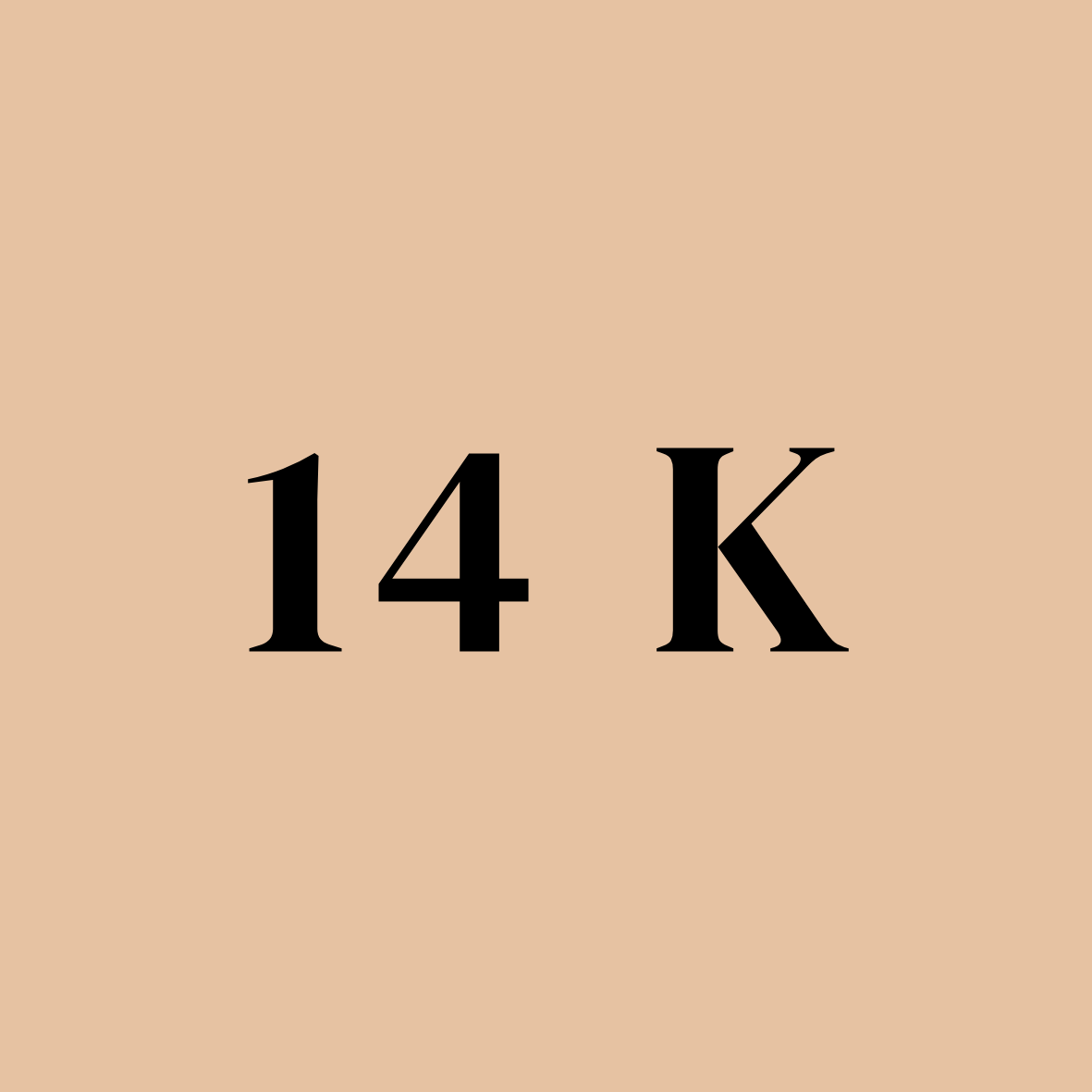 14K Rose Gold