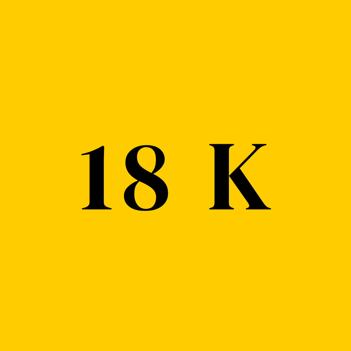 18K Yellow Gold