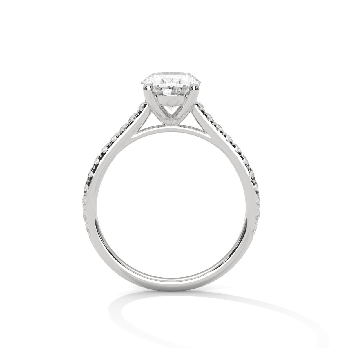 Oval Diamond Ring - Image 4